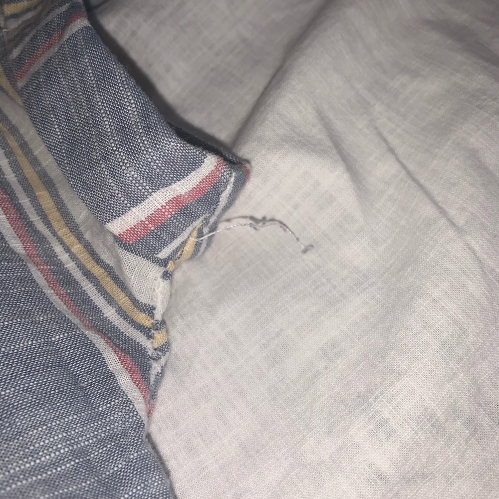 Striped button down blouse - Picture 4 of 4